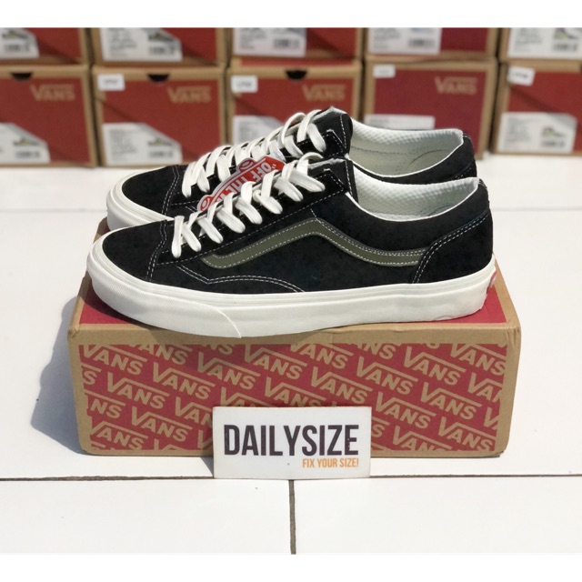 Vans Old Skool Style 36 Dress Black / White - Jual Sepatu Vans Old Skool