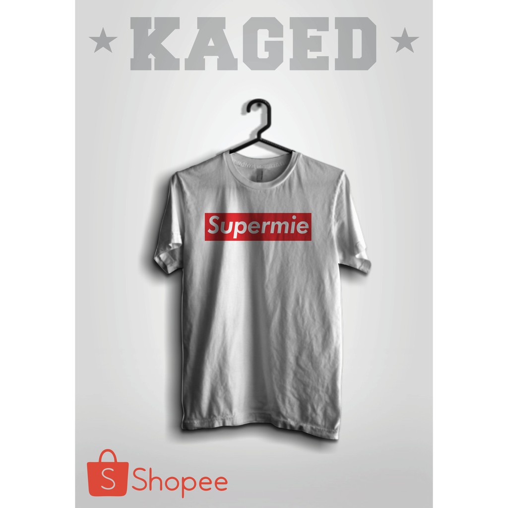 KAOS SUPREME KAOS SUPERMIE KAOS PLESETAN KAOS SUPREME MURAH KAOS DISTRO SUPREME #WARNAPUTIH