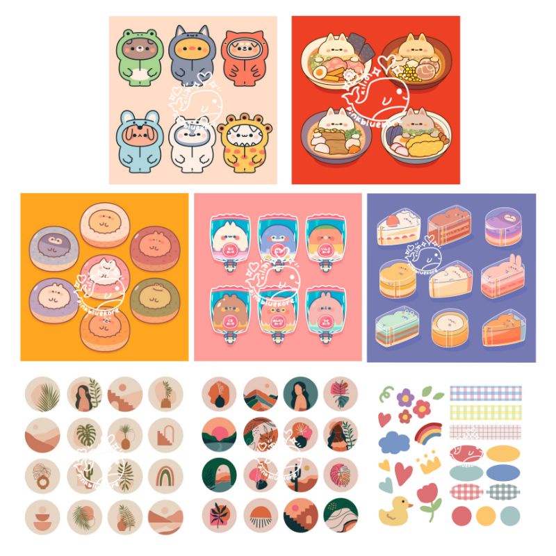 

Sticker murah potong sendiri murah 7×7cm
