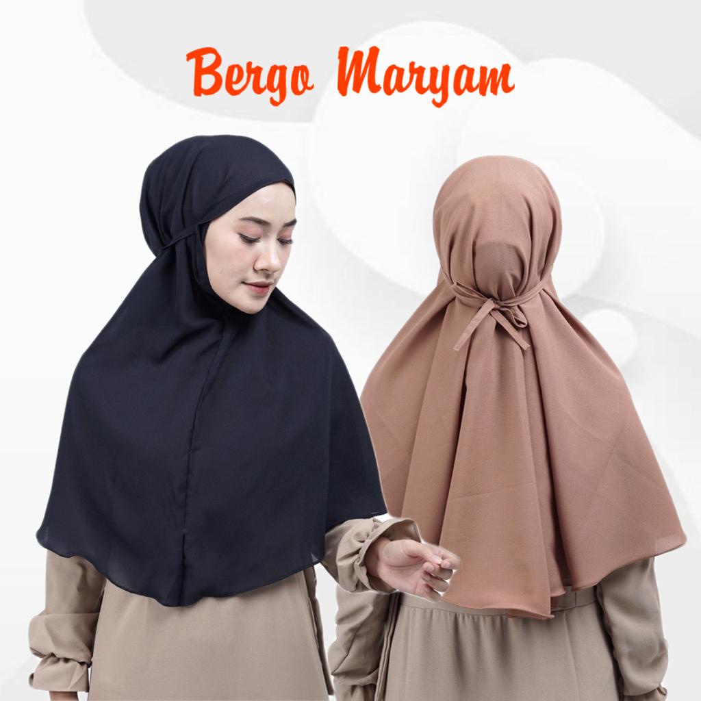 HIJAB MARYAM  // HIJAB NON PET BERGO