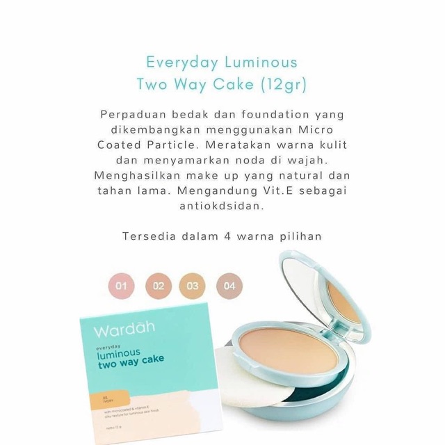 Wardah Everyday Luminous Two Way Cake