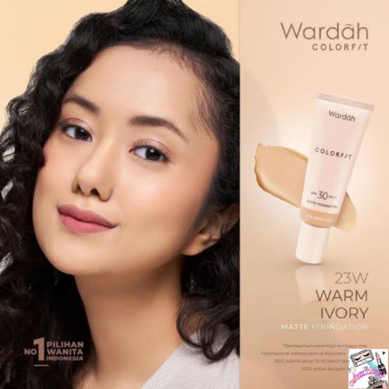 ☃️Cutezz_Ching1☃️Wardah Colorfit Matte Foundation SPF 30 PA+++ 25ml