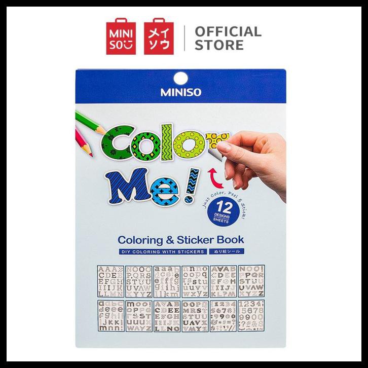 

Miniso Stiker Buku Diy 12 Warna