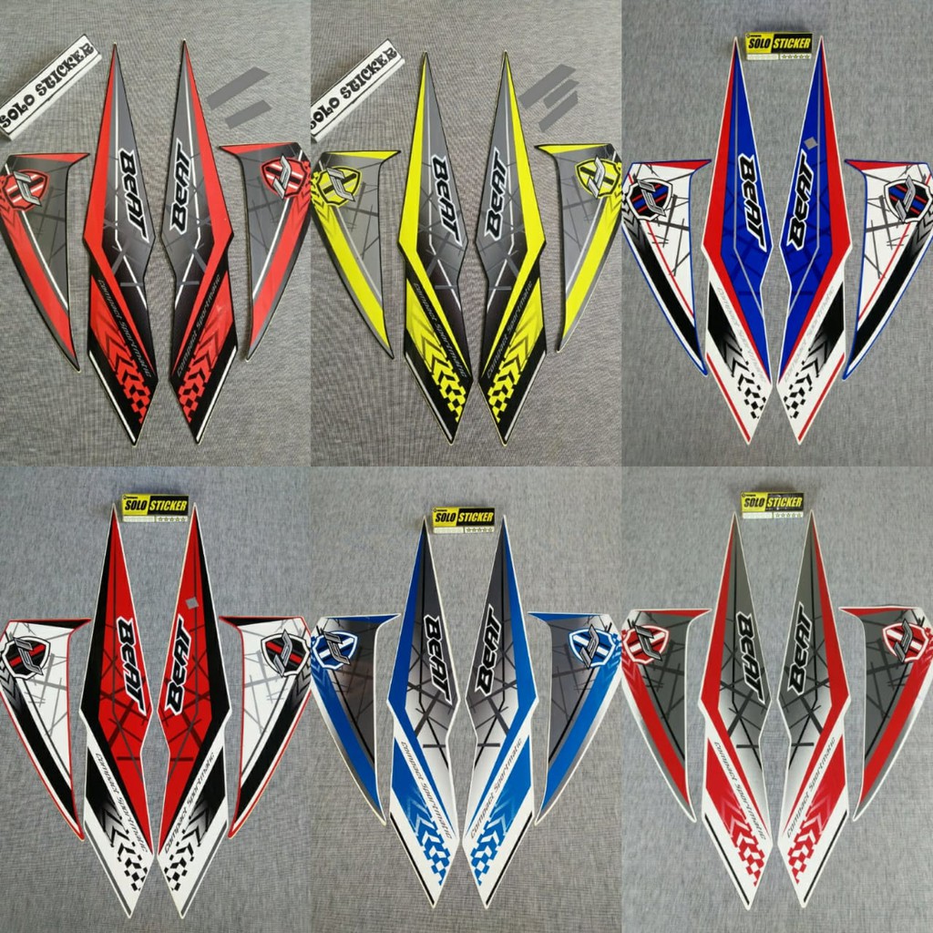 BISA COD Striping Sticker Standar Honda Beat F1 New 2016 BISA COD Striping Sticker Standar Honda Beat F1 New 2016