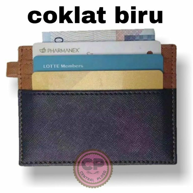 Card Holder Cowok Cewek 6 Slot Card dan 1 slot money