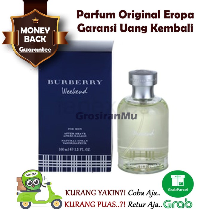 BERGARANSI Original Parfum Pria Burberry Weekend EDT Ori Reject Nonbox