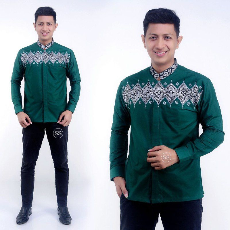 BAJU BATIK PRIA ABADI BATIK KEMEJA BATIK PRIA LENGAN PENDEK