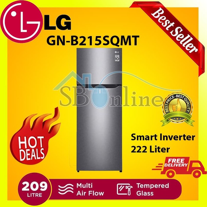 KULKAS LG GN-B215SQMT INVERTER 2 PINTU