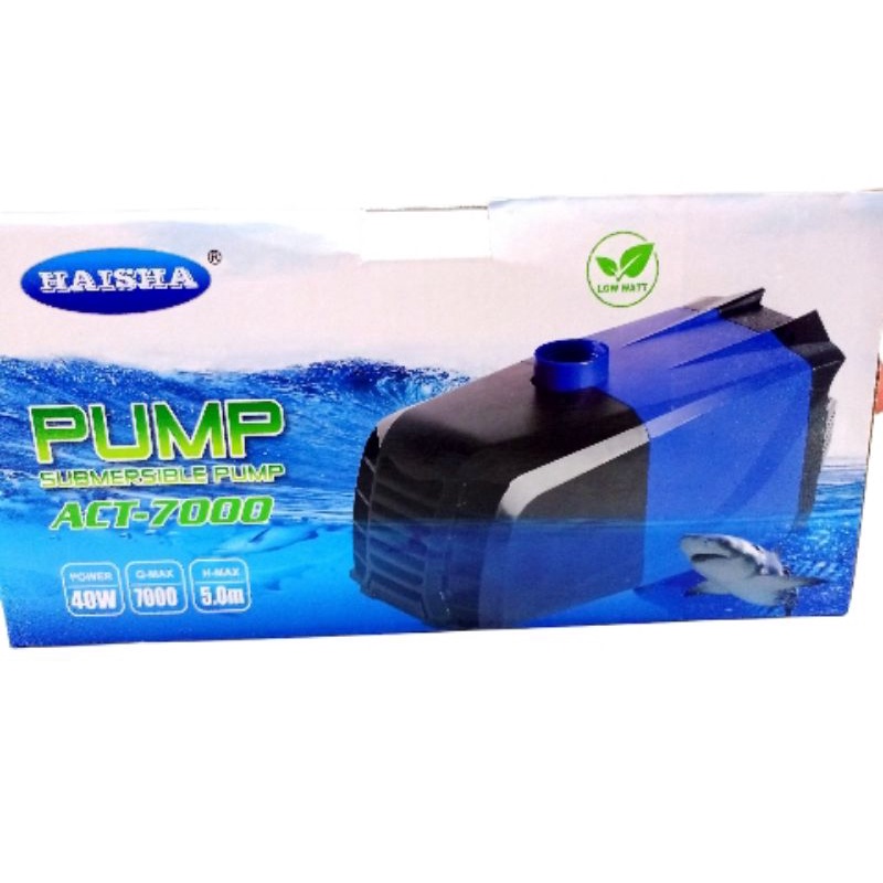 Pompa Kolam koi Low Watt Submersible Pump HAISHA ACT 7000