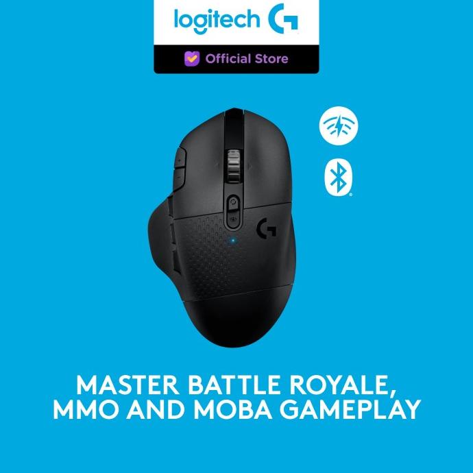 Logitech G604 Lightspeed Mouse Gaming Wireless Bluetooth HERO 25K DPI