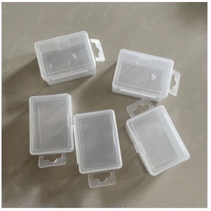 Kotak Perhiasan Bening Transparan Box Penyimpanan Clear Kecil Multifungsi