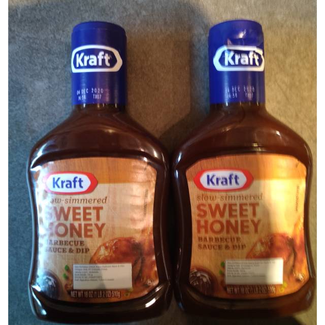 

Kraft sweet honey sauce barbecue & dip 510gr import