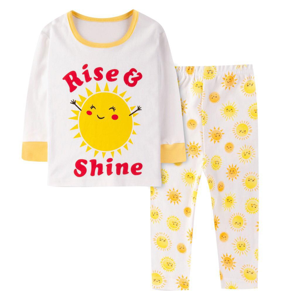 ROYALE BABE Pajamas Long Sleeve / Piyama / Baju Tidur Stelan Lengan Panjang Bayi / royal bebe