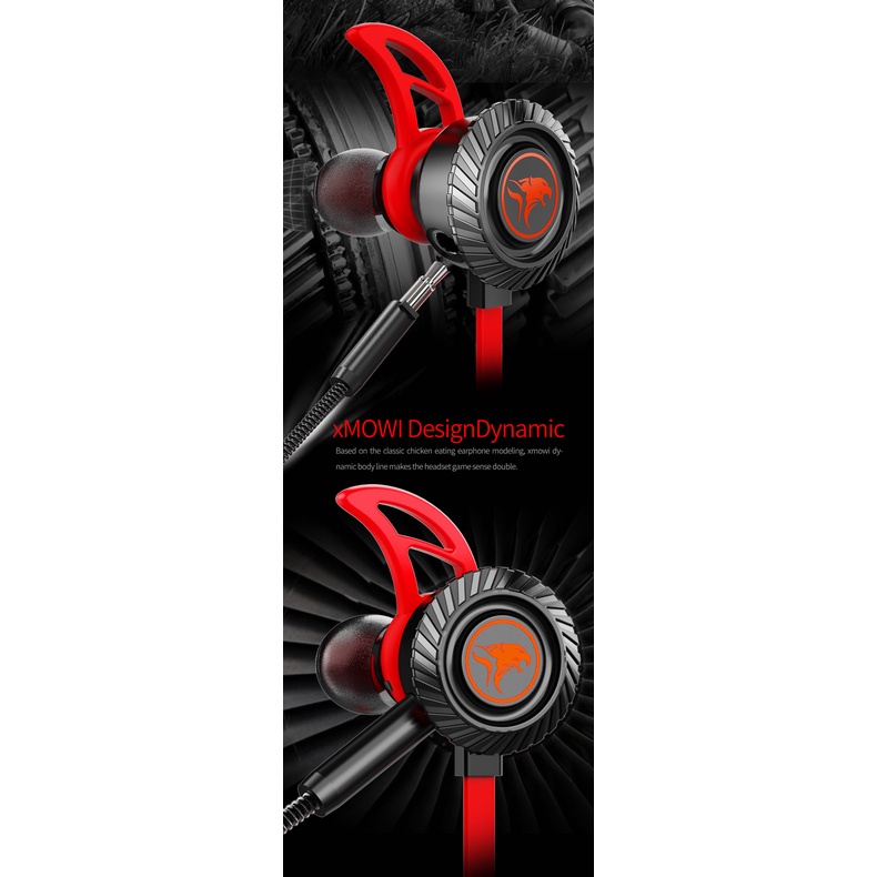 Headset Gaming Bass Plextone Xmowi RX1 Earphone