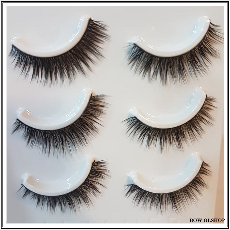 (BOW) Ldianer Natural Fashion Eyelashes 3 Pairs 009