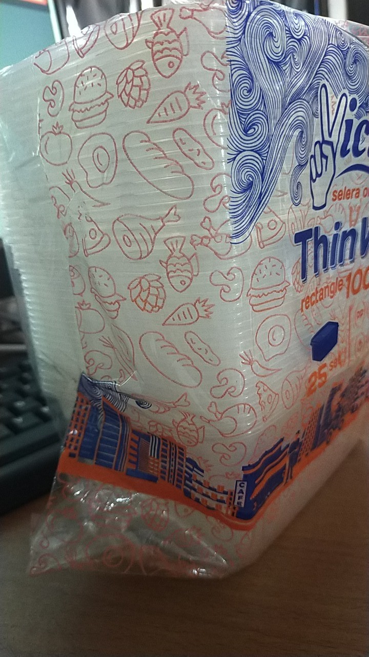 Thinwal/ Food Container/ Tempat Kotak Makan 1000 Ml