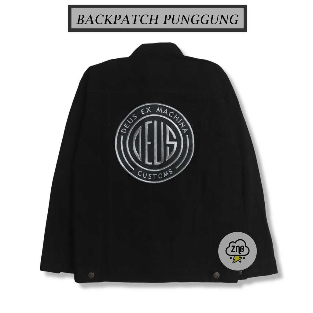 Backpatch musik patch motor emblem brand tempelan jaket