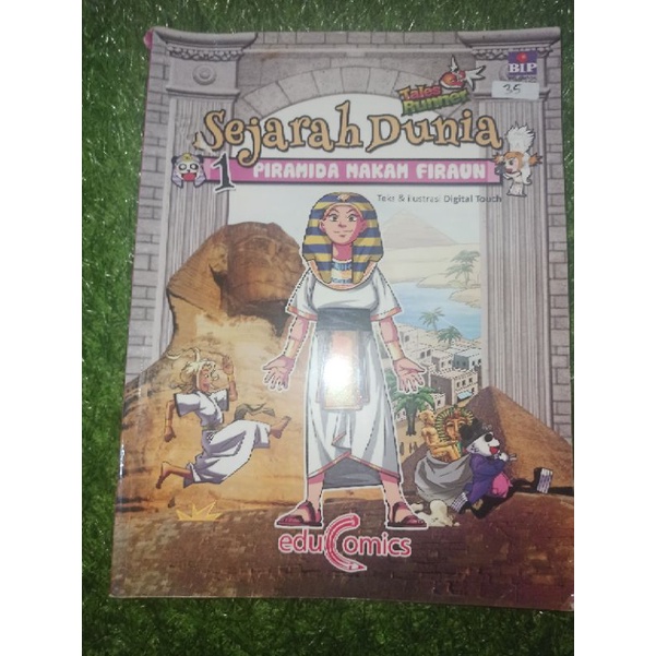 Buku EDUCOMICS - Tales Runner - Sejarah Dunia Piramida Makam Fir’aun (preloved)