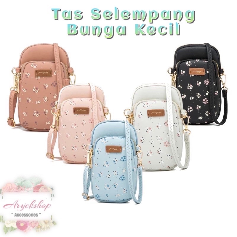 TAS SELEMPANG BUNGA WANITA