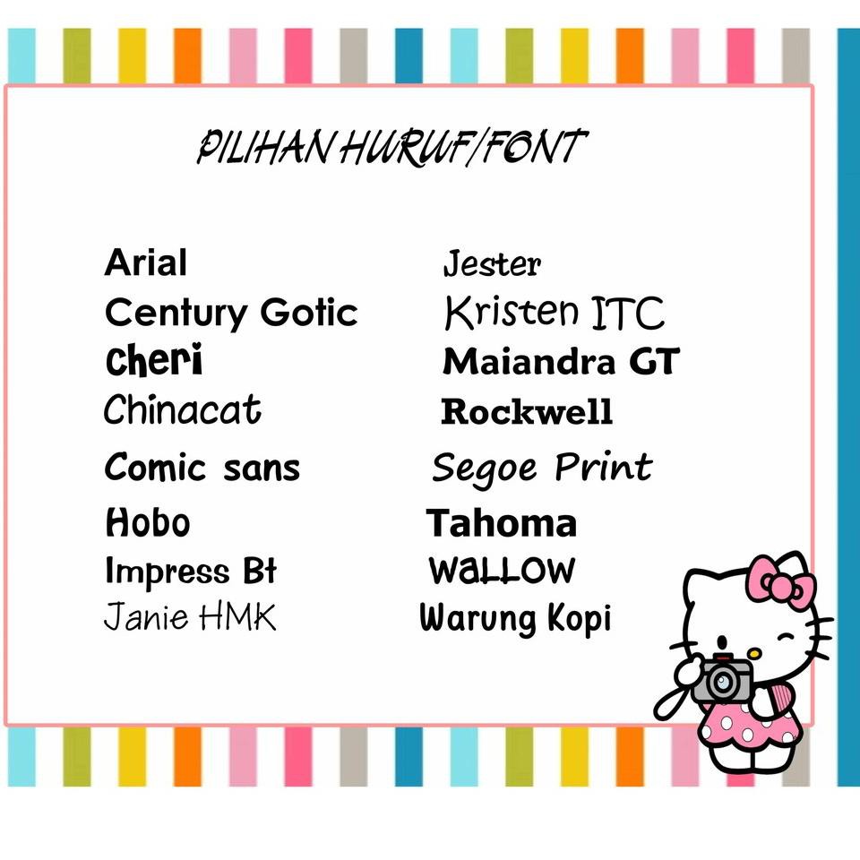 

TERLARIS STIKER LABEL NAMA STICKER NAME WATERPROOF ANTI AIR AIKATSU ..,..