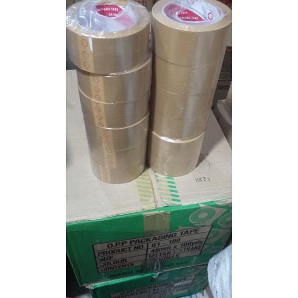 

【CT】 LAKBAN DAIMARU 100 YARD × 2 INCH DUS HIJAU GROSIR TERMIRAH