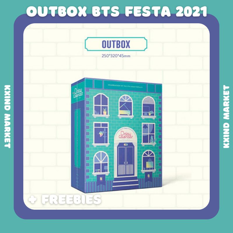 Outbox BTS FESTA 2021 / box BTS festa / album BTS / photocard BTS / PC jungkook
