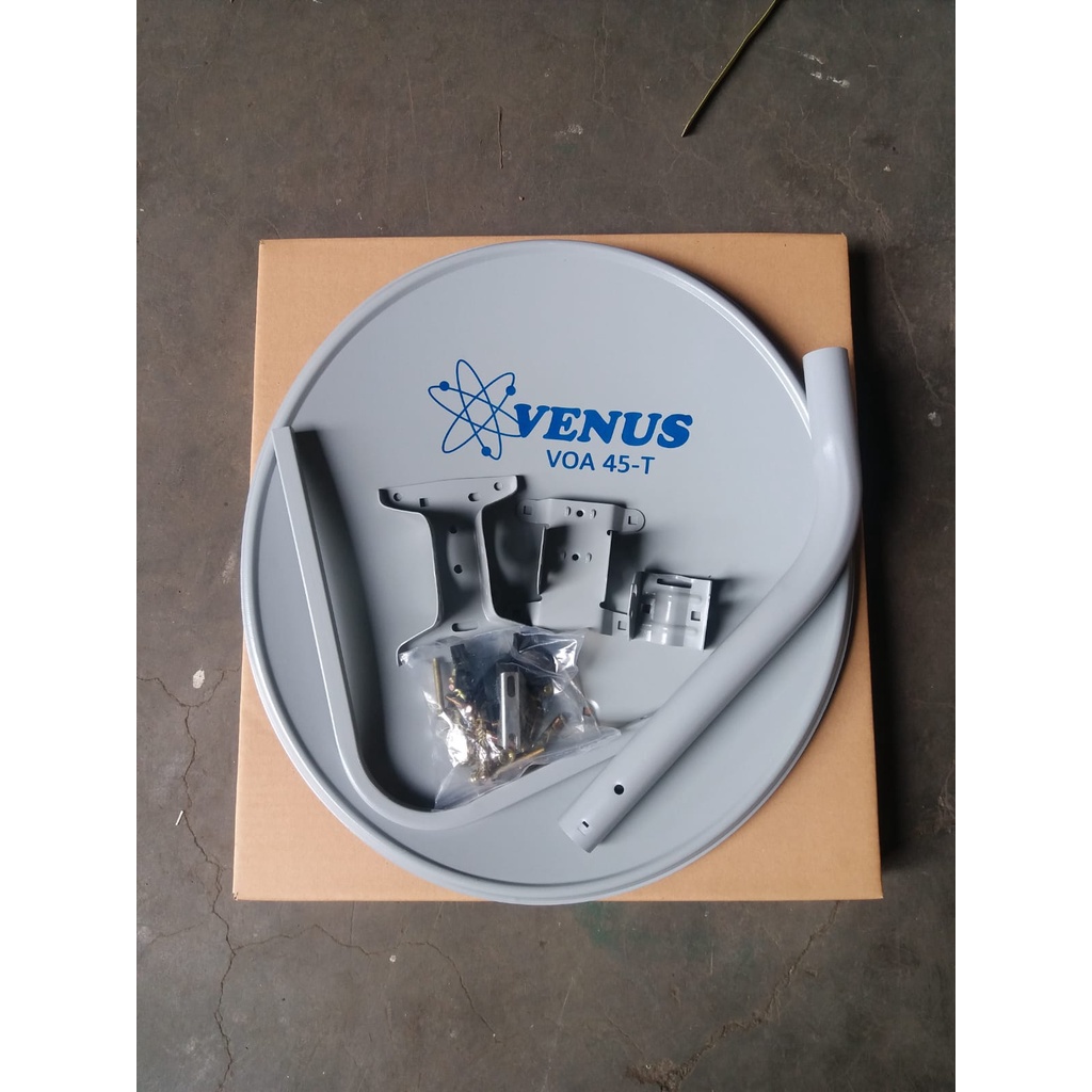 Khusus Grosir dan Reseller Dish Venus Offset 45 cm Parabola Mini Fullset + LNB + Kabel 10 pcs