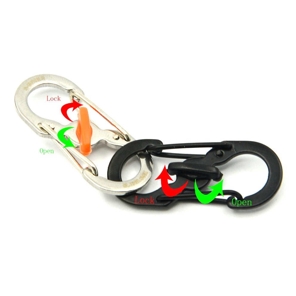 S-Biner Carabiner Pengait Metal Spring Hook - S1217