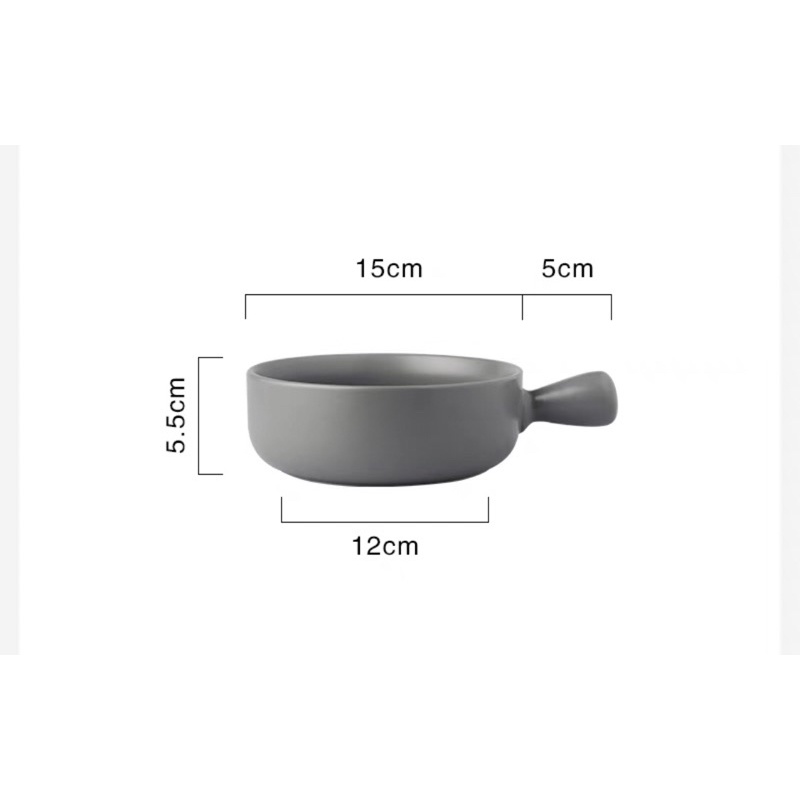 Panci Oven Pan Keramik NORDIC - Salad Bowl