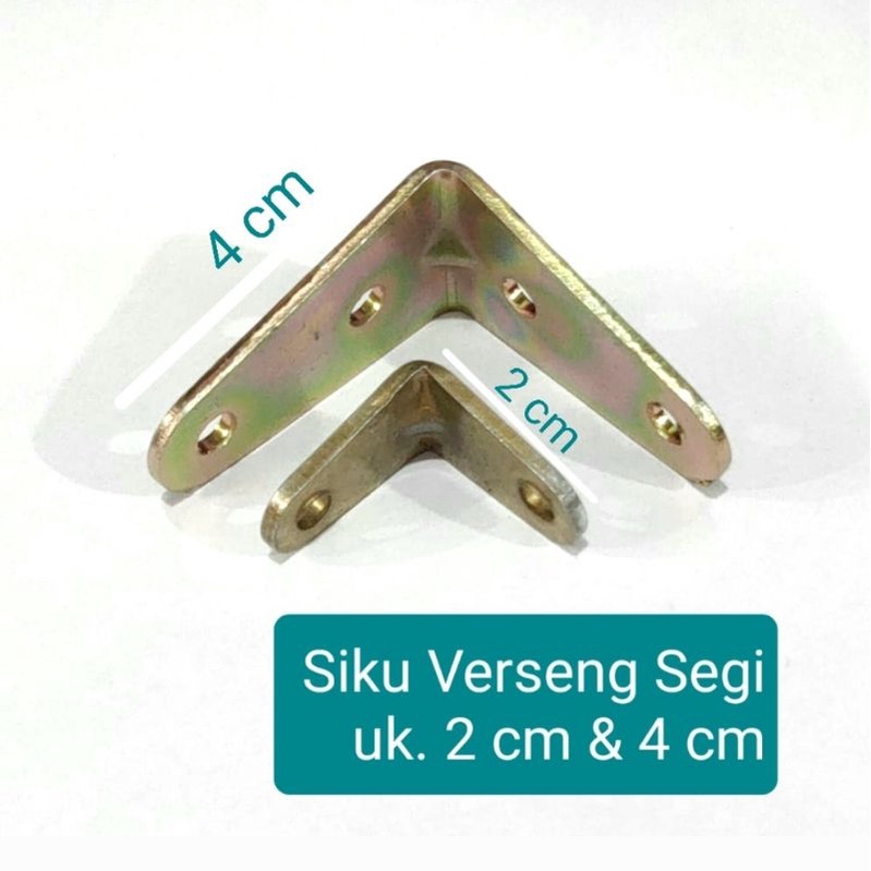 Siku Verseng Segi Kuning Rak Lemari 2 cm dan 4 cm