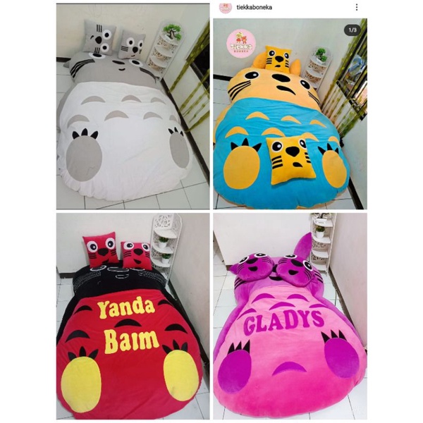KASUR BONEKA KARAKTER TOTORO MATRAS BONEKA KASUR KARAKTER KASUR ANAK KASUR LUCU KASUR UNIK KASUR SIL