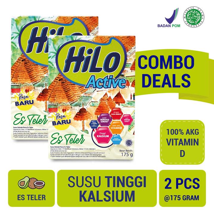 

Twin Pack - HiLo Active Es Teler 175 gr - Susu Tinggi Kalsium