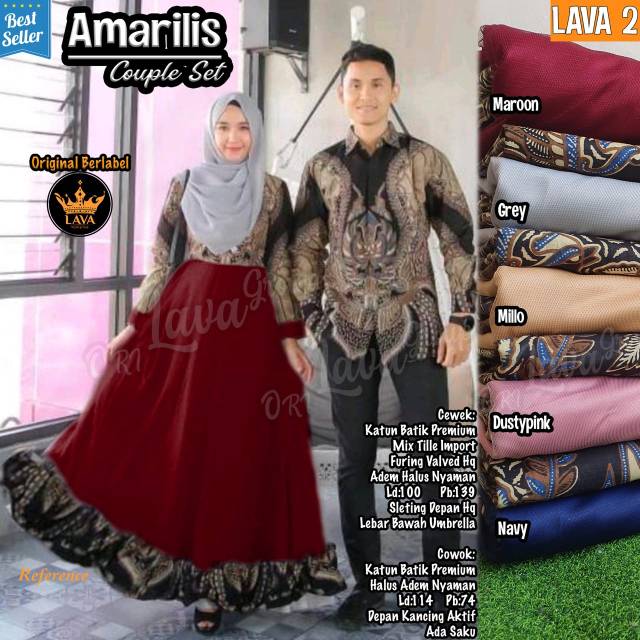 AMARILIS COUPLE SET / BATIK PASANGAN