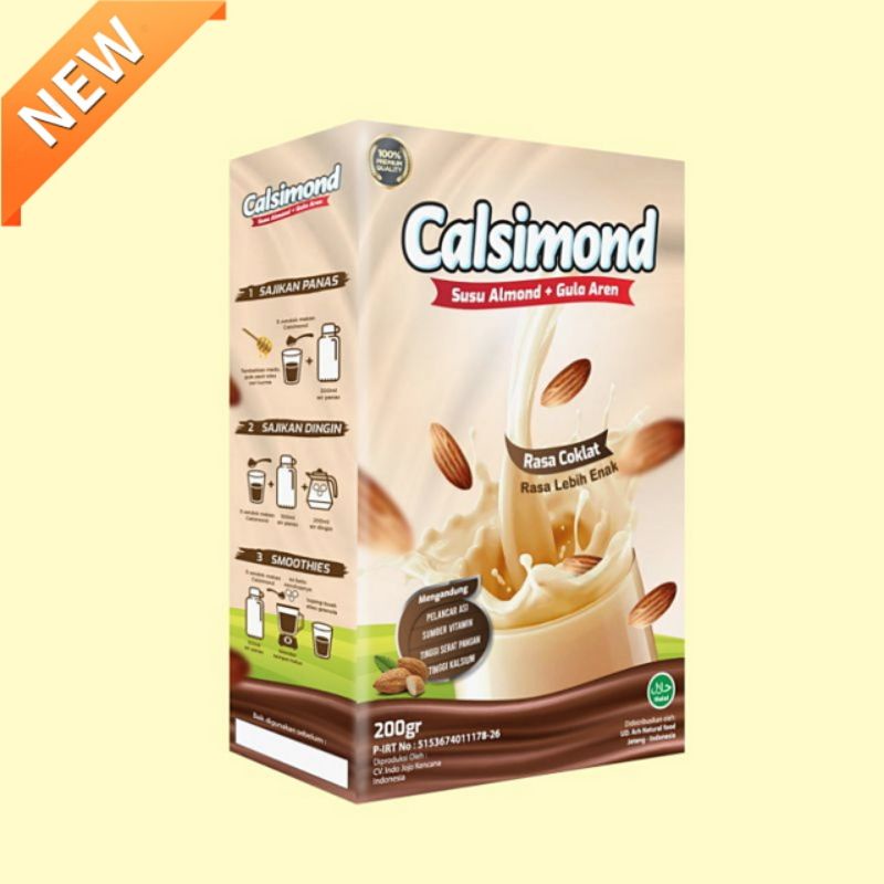 

Calsimond Susu Almond Rasa Coklat