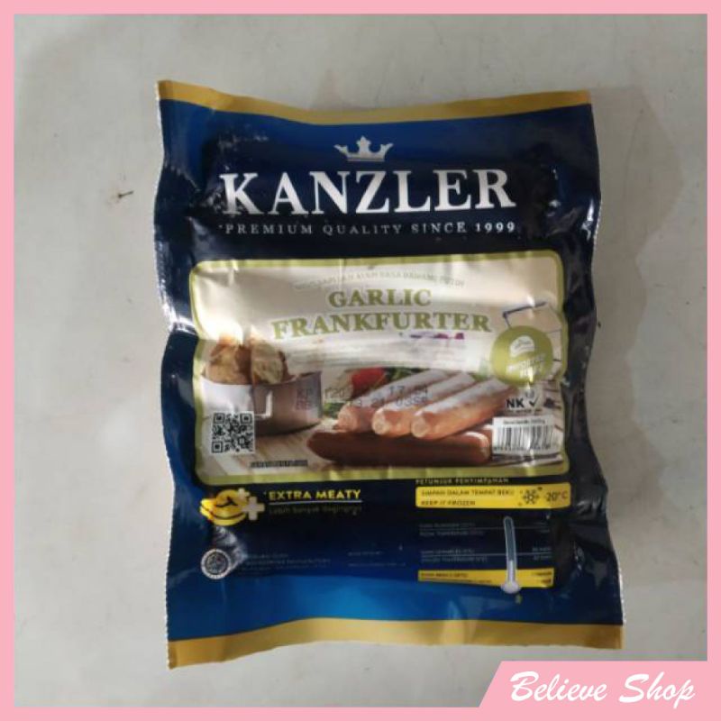 

Sosis Garlic Frankfurter Kanzler 300 gr