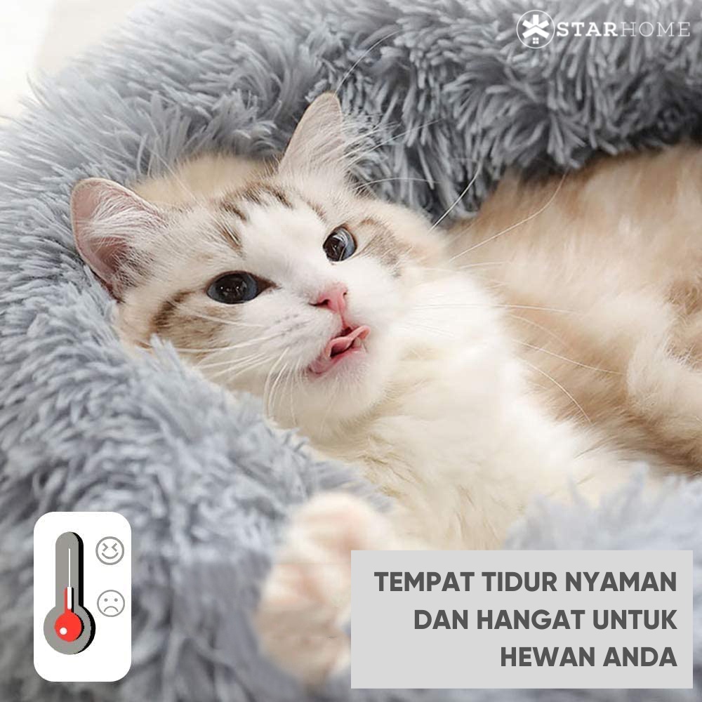 Tempat Tidur Kucing Kasur Bulu Kucing Anjing Tempat Tidur Hewan Matras Kucing Alas Tidur Kucing