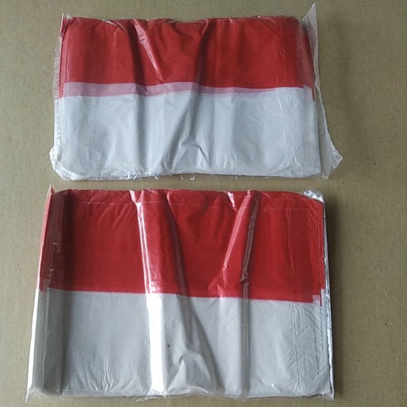 

BENDERA PLASTIK TIPIS PAKAI BENANG