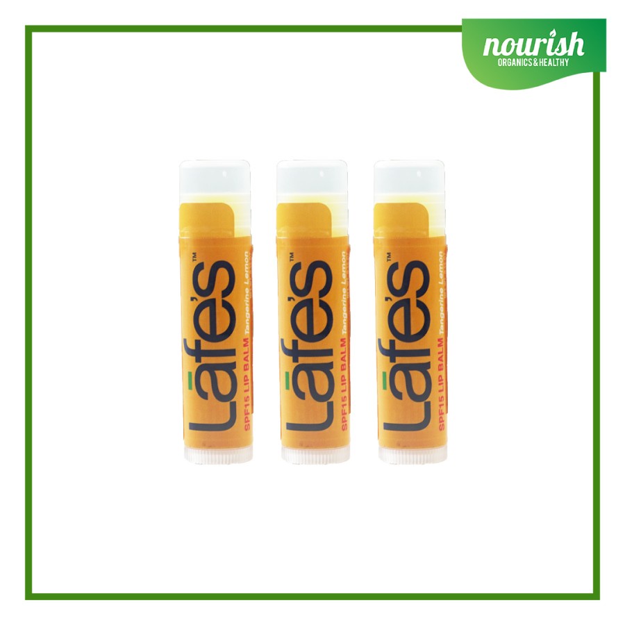 Lafes SPF 15 Lip Balm Tangerin Lemon 0.05oz