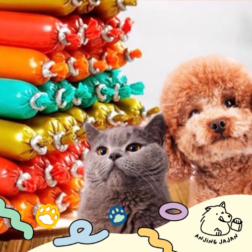 Sosis Anjing Kucing Murah Berkualitas | Pet Sausage | Cemilan Bergizi