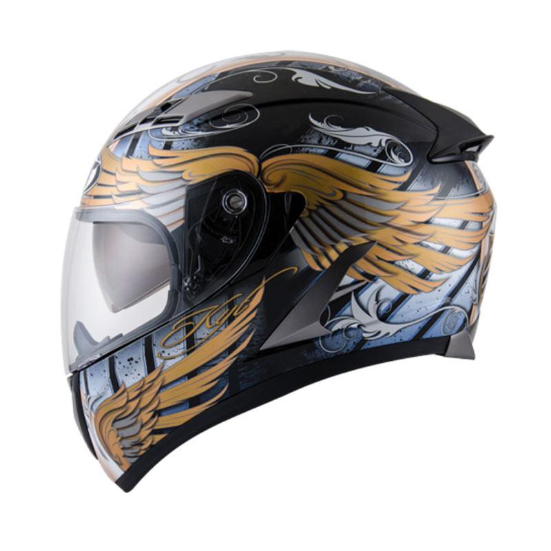 KYT VENDETTA 2 MOTIF ANGEL DOUBLE VISOR WITH AIR PUMP SYSTEM