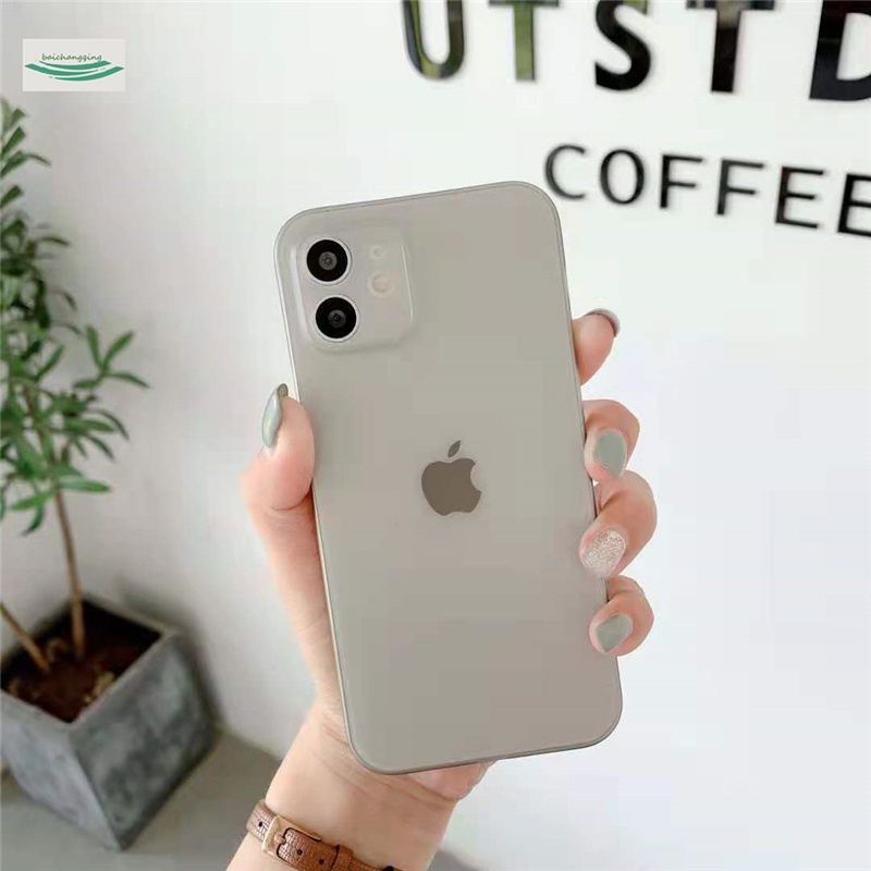 Soft Case Bahan Pp Matte Transparan Ultra Tipis Untuk Iphone 12 11 Pro Max 7 8 Plus Xr X Xsmax