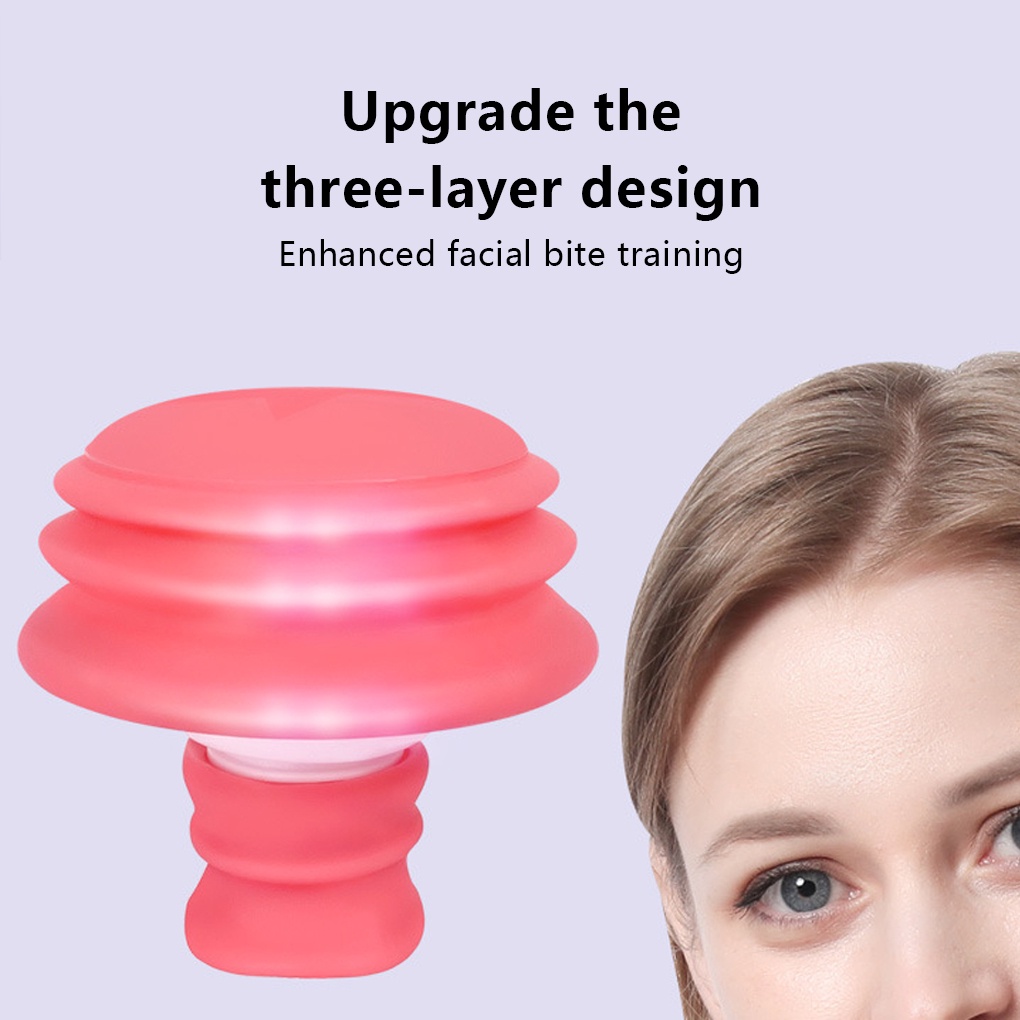 [house]Silicone *Face *Lift *Exerciser [Mini]![Small] Reusable Facial [Chin Skin] Chew Muscle *Slimming Lifting *Trainer