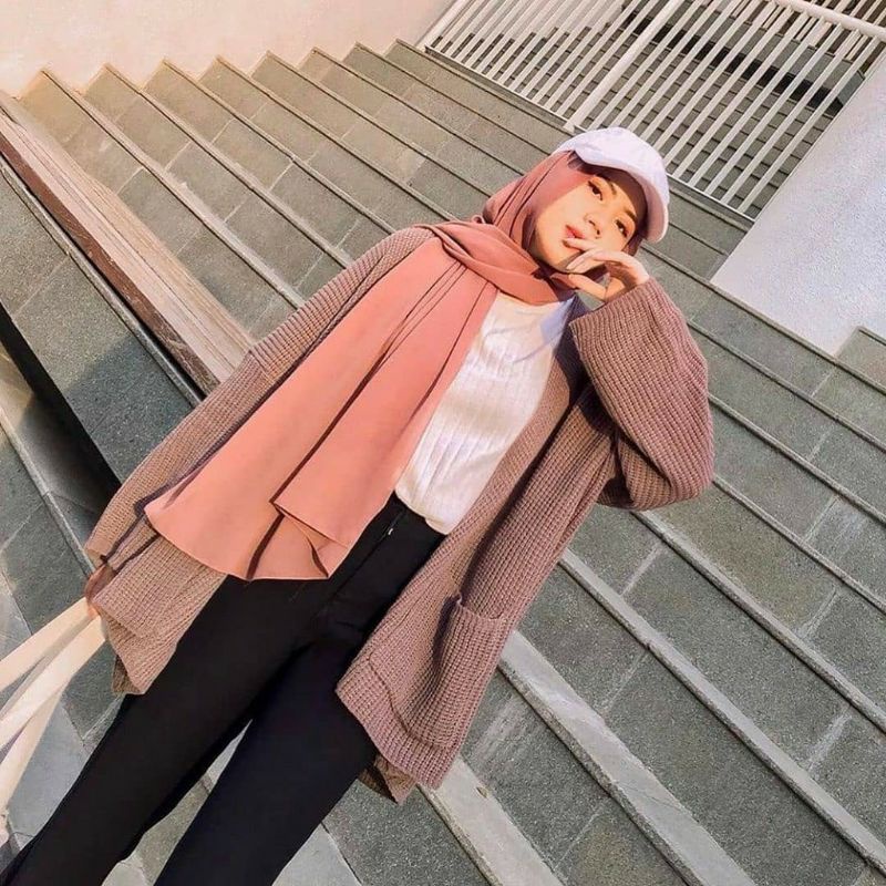 LOOCY CARDIGAN OVERSIZE/ LAVELLA CARDI OVERSIZE / CARDIGAN RAJUT OVERSIZE