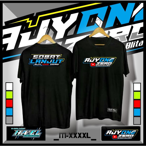 Kaos DJ AJY ONE ZERO SOBAT LANJUT Big Size All Size S M L XL XXL XXXL XXXXL XXXXXL Distro Cotton