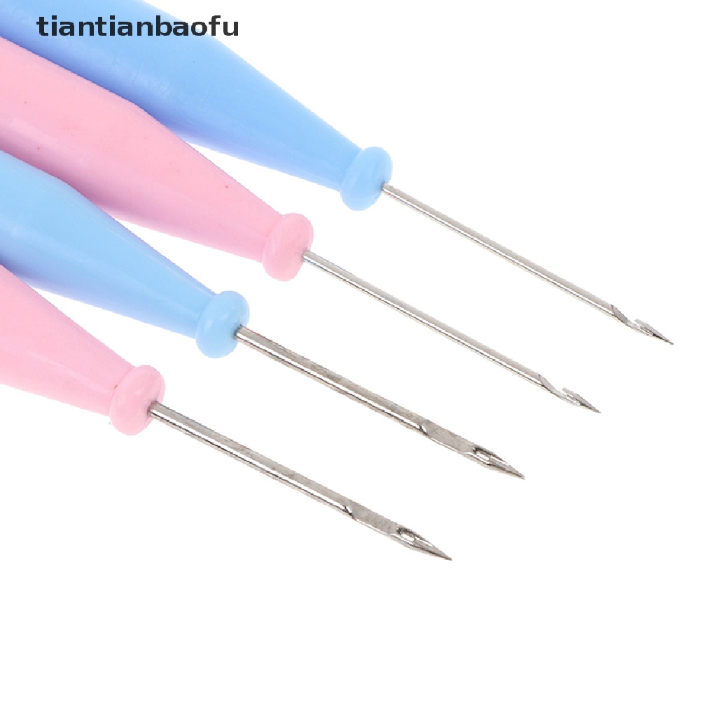 [tiantianbaofu] Steel Stitcher Sewing Awl Shoes Hole Hook DIY Leather Tool Shoe Repair Needles Boutique