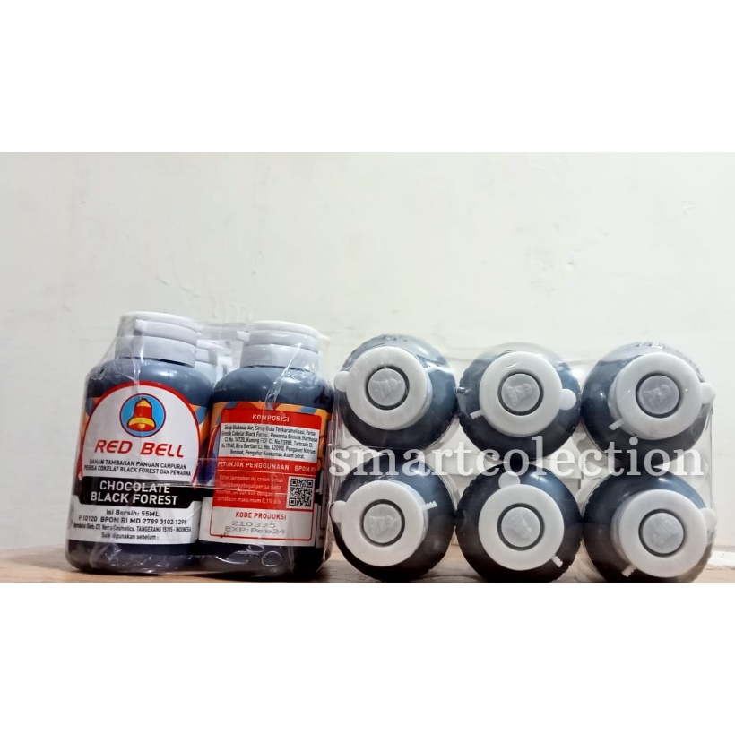 

KONDISI BAIK!!! PERISA DAN PEWARNA MAKANAN [ CHOCOLATE BLACK FOREST ] REDBELL 55 ml