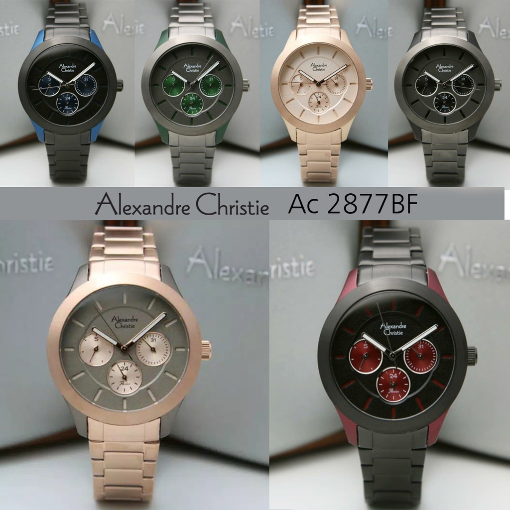 Alexandre Christie AC 2877 Jam Tangan Wanita Original Dia 3,8 Cm