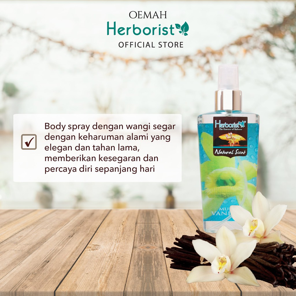 ★ BB ★ HERBORIST Natural Scent Body Spray 120ml | HERBORIS Body Spray 120ml