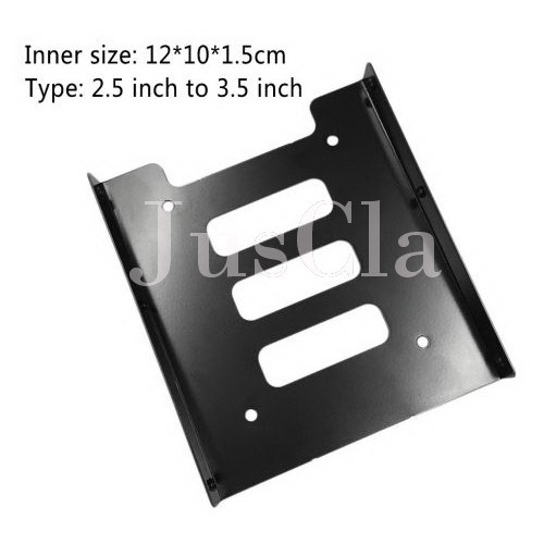 Mounting Bracket SSD - HDD 2.5 inch to 3.5 inch Hitam