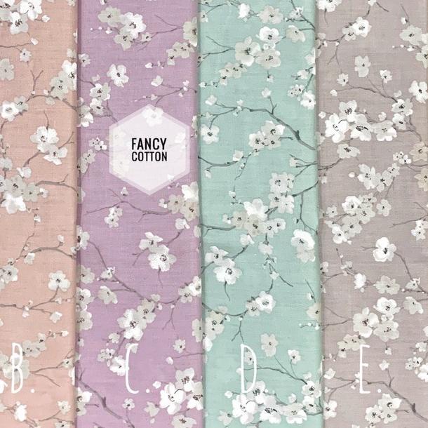 ➯ kain katun jepang motif fancy sakura D2021 ✾